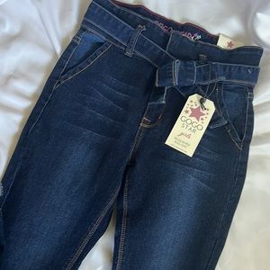 Gogo star belted girls jeans size 14